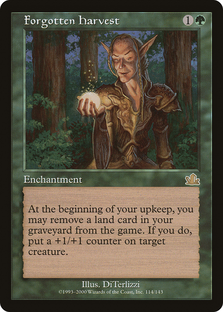 Forgotten Harvest (PCY-114) - Prophecy Foil