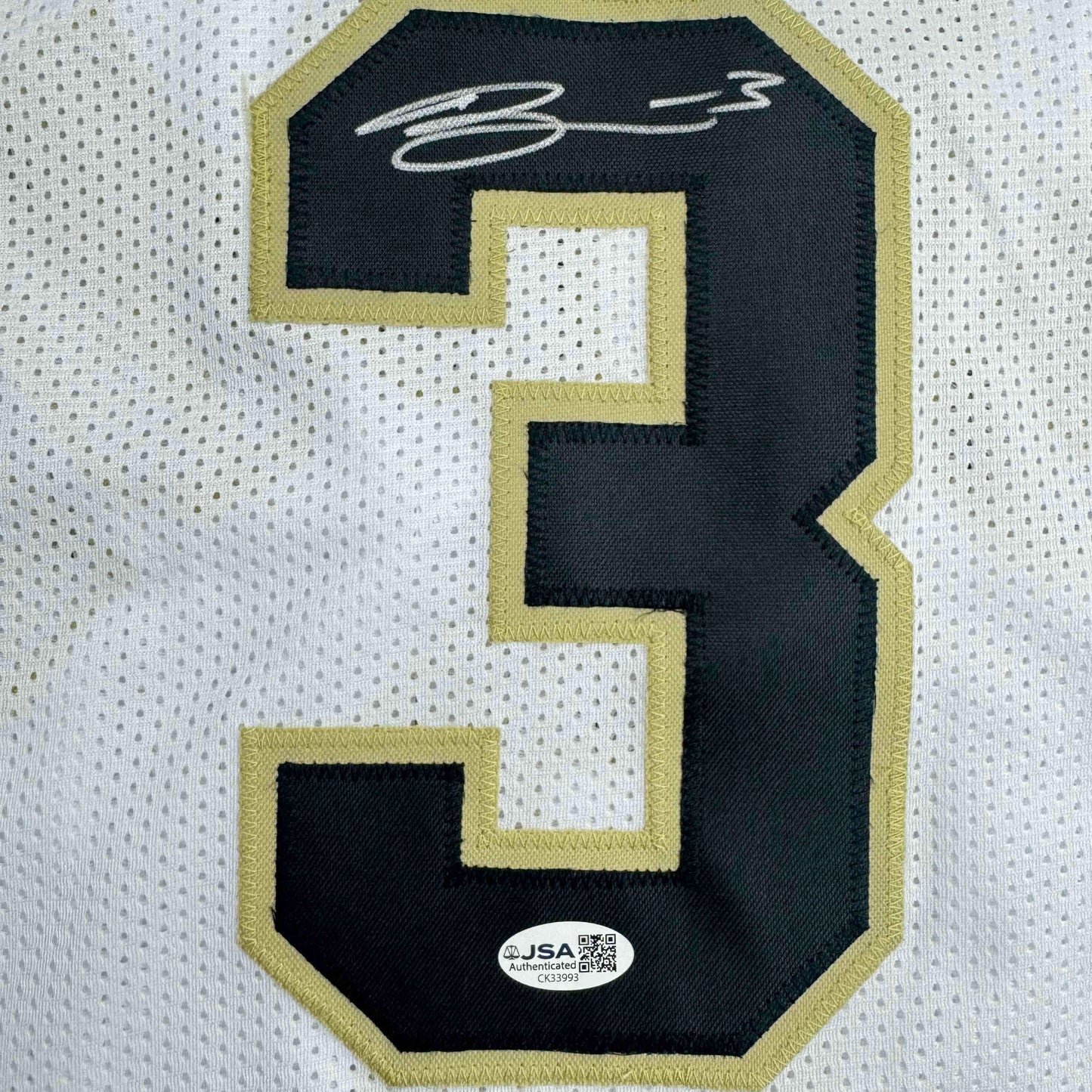 Autographed/Signed Braden Smith Purdue White College Basketball Jersey JSA COA