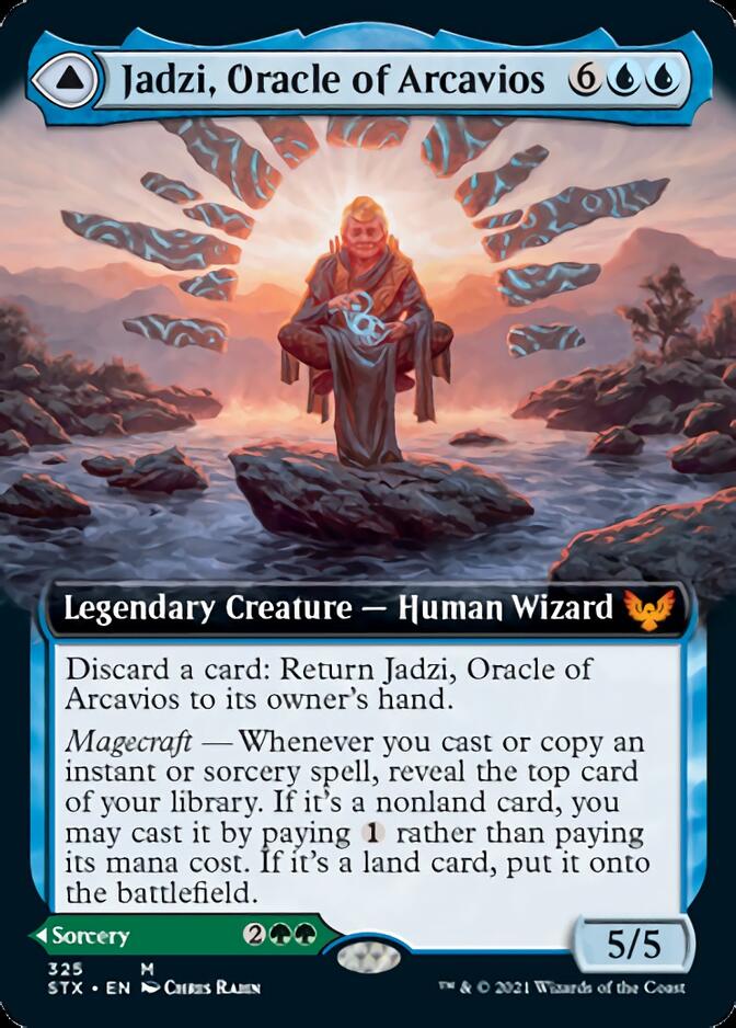 Jadzi, Oracle of Arcavios // Journey to the Oracle (STX-325) - Strixhaven: School of Mages: (Extended Art) Foil