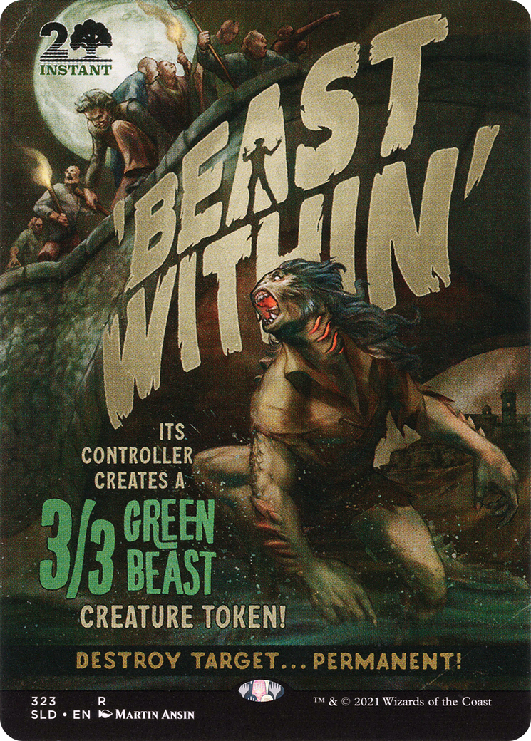 Beast Within (SLD-323) - Secret Lair Drop (Borderless)