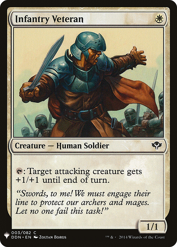 Infantry Veteran (LIST-DDN-3) - The List