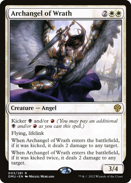 Archangel of Wrath (PPDMU-003) - Dominaria United Promos Foil