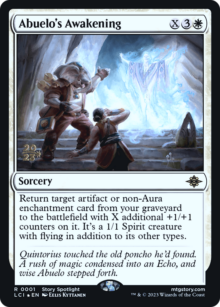 Abuelo's Awakening (PRE-001) - The Lost Caverns of Ixalan Promos Foil