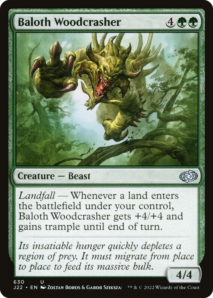 Baloth Woodcrasher (J22-630) - Jumpstart 2022