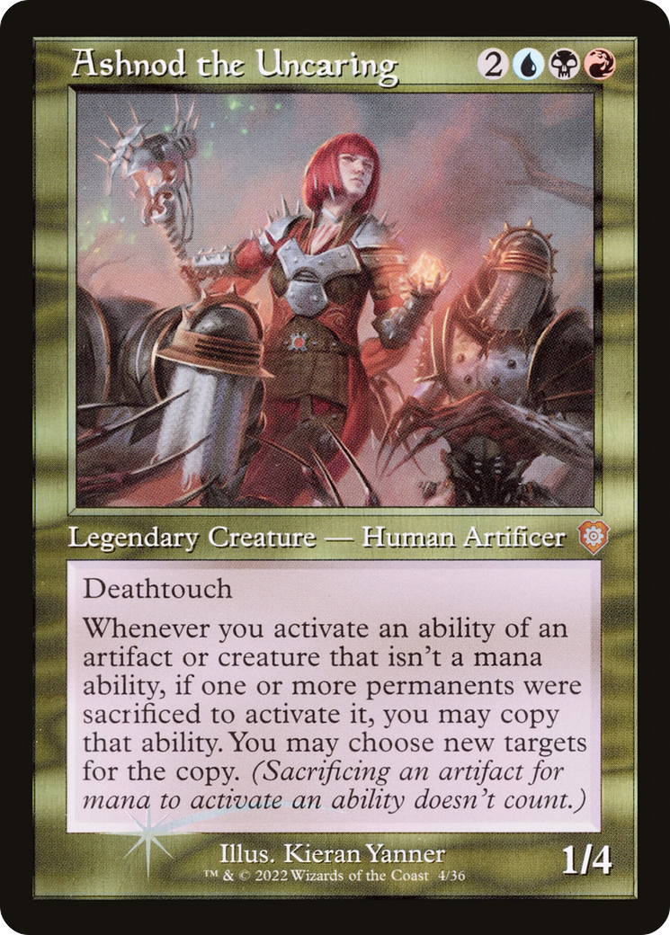 Ashnod the Uncaring (Retro Frame) (BRC-004) - The Brothers' War Commander
