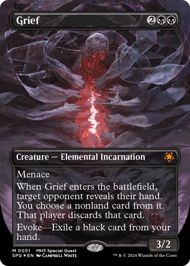 Grief (SPG-051) - Special Guests (Borderless) Foil
