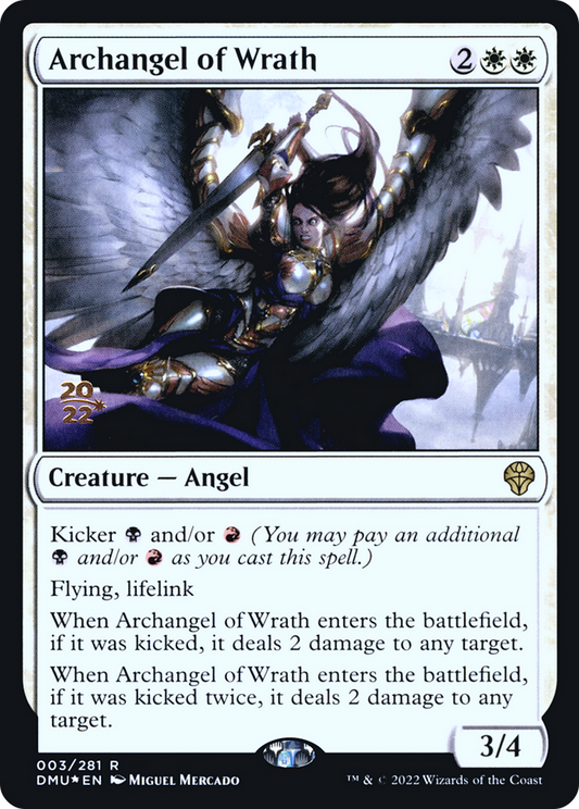 Archangel of Wrath (PRE-003) - Dominaria United Promos Foil