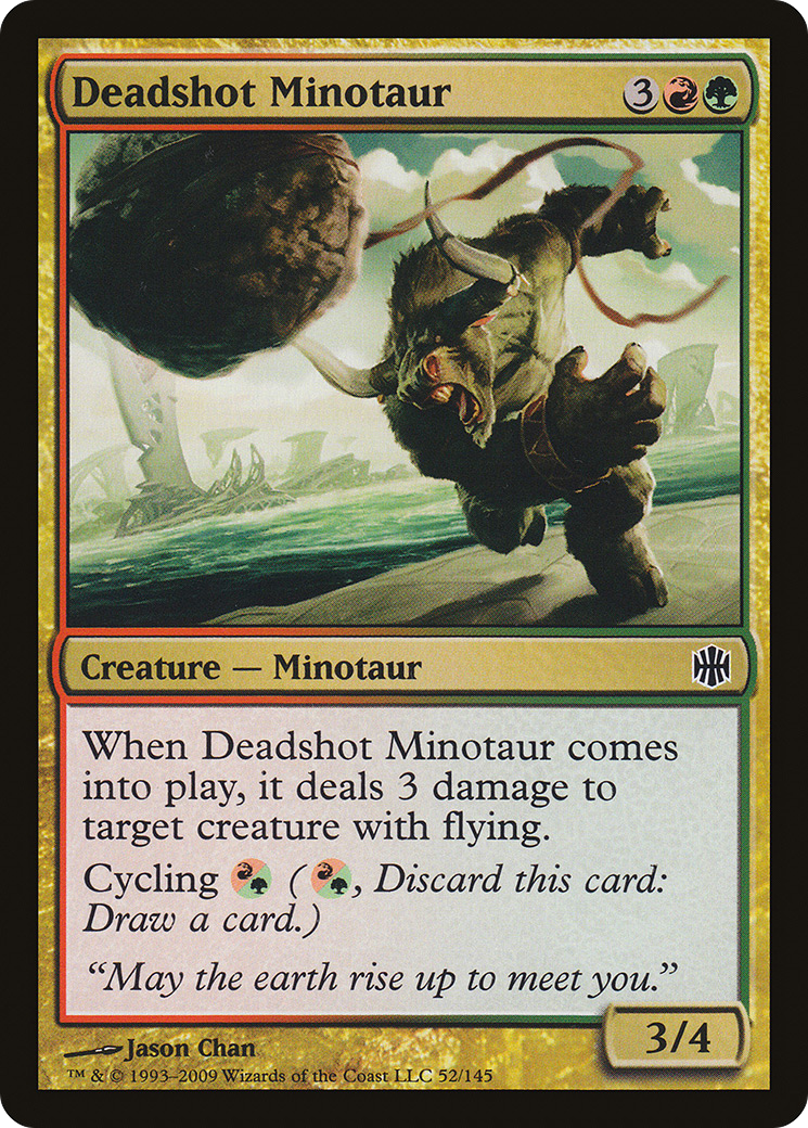 Deadshot Minotaur (ARB-052) - Alara Reborn