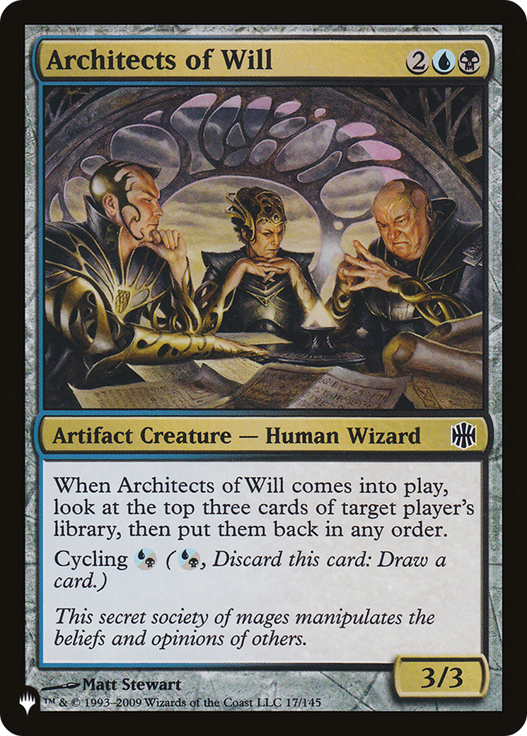 Architects of Will (LIST-ARB-17) - The List