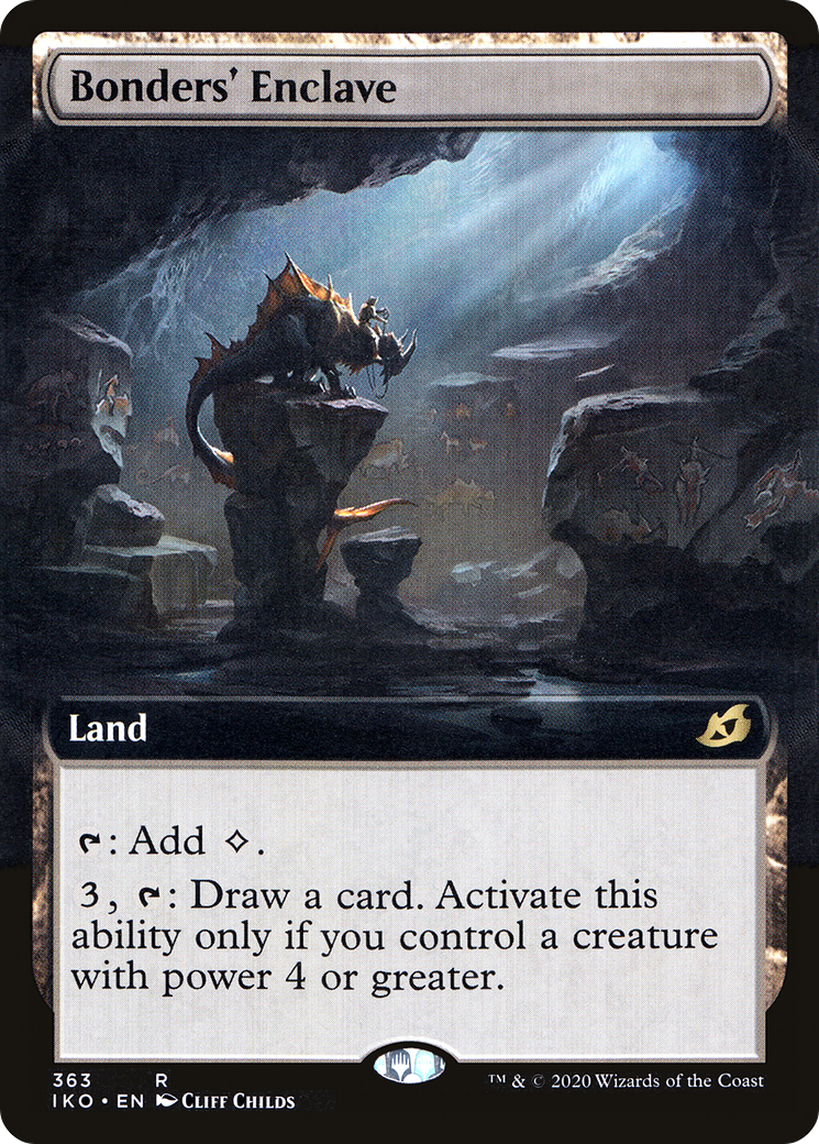 Bonders' Enclave (IKO-363) - Ikoria: Lair of Behemoths: (Extended Art)