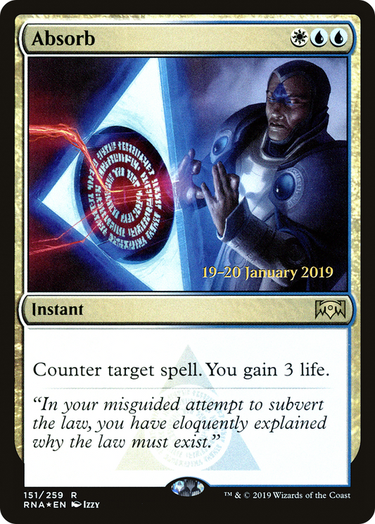 Absorb (PRE-151S) - Ravnica Allegiance Promos Foil