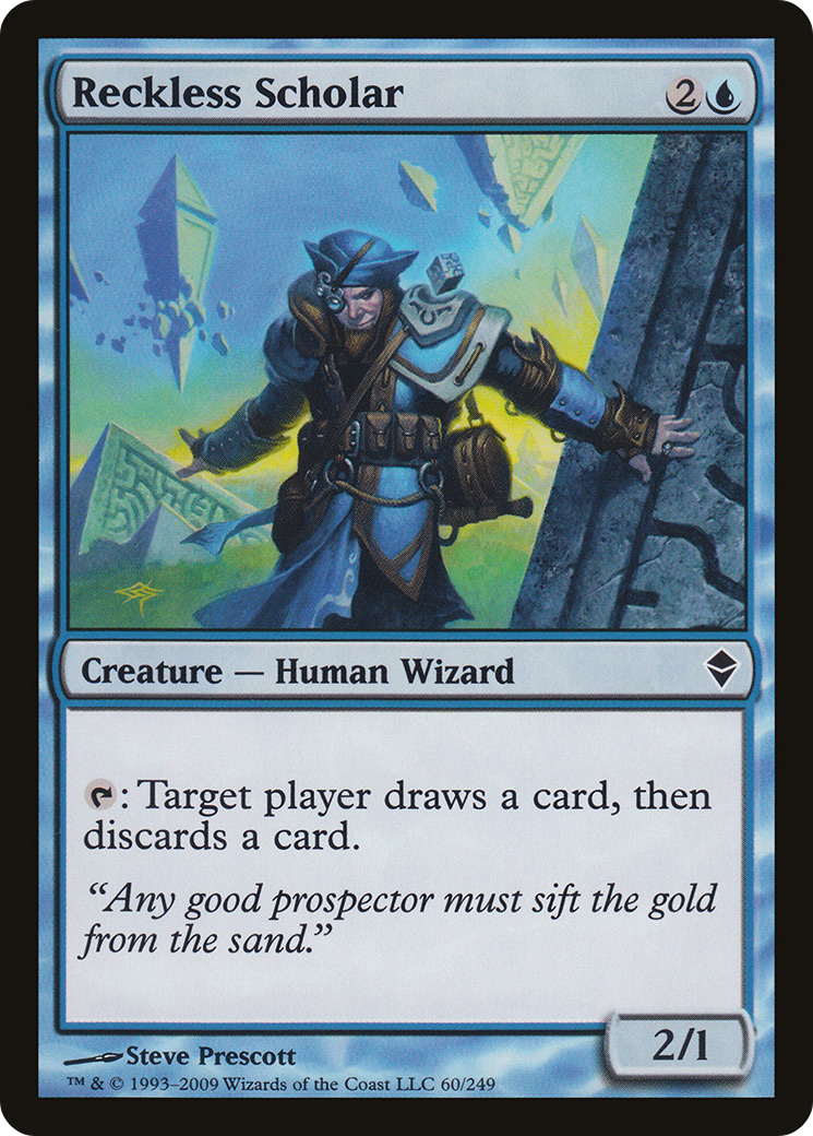 Reckless Scholar (ZEN-060) - Zendikar