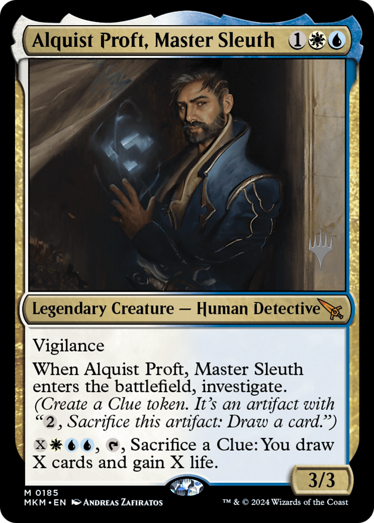 Alquist Proft, Master Sleuth (PPMKM-185) - Murders at Karlov Manor Promos