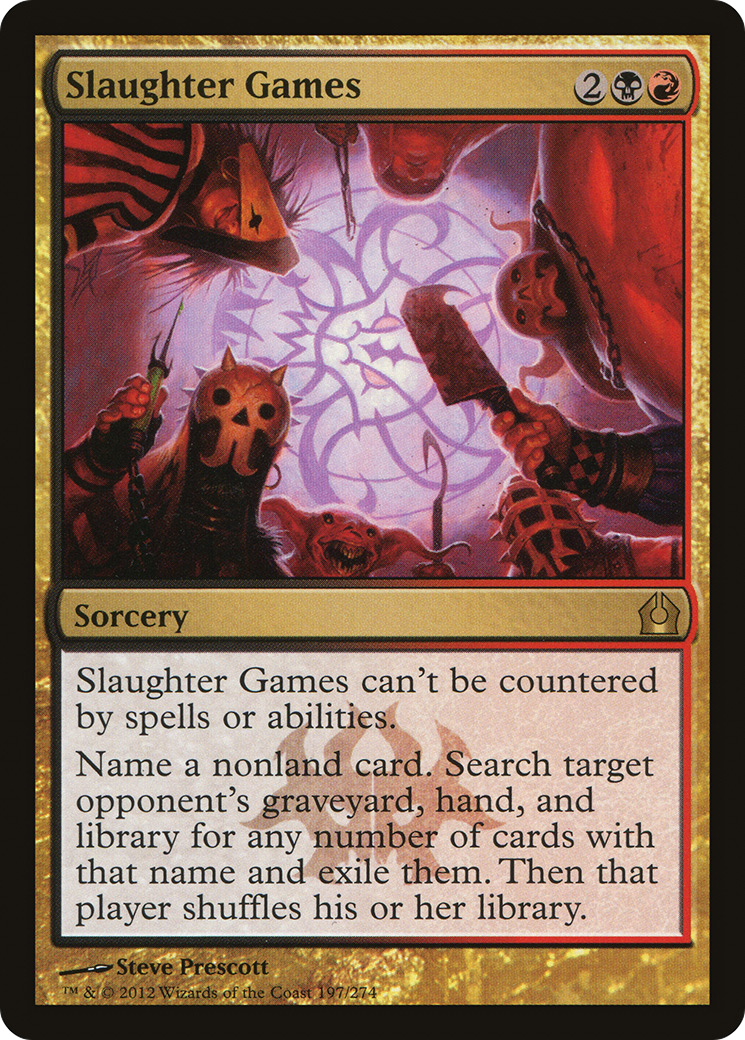 Slaughter Games (RTR-197) - Return to Ravnica Foil