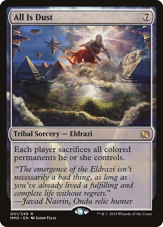 All Is Dust (MM2-001) - Modern Masters 2015 Foil