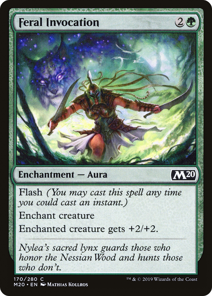 Feral Invocation (M20-170) - Core Set 2020