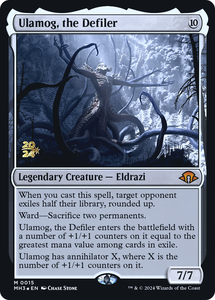 Ulamog, the Defiler (PRE-015) - Modern Horizons 3 Promos Foil