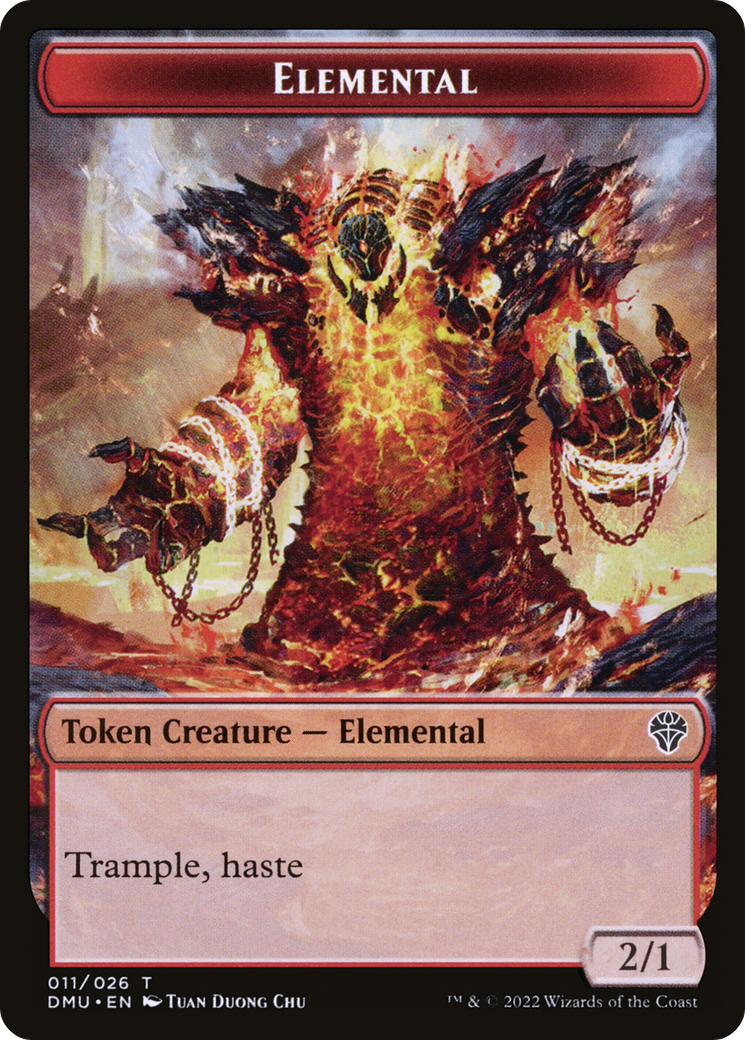 Elemental (DMU-011) - Dominaria United Tokens Foil