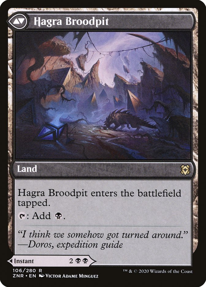 Hagra Mauling // Hagra Broodpit (ZNR-106) - Zendikar Rising