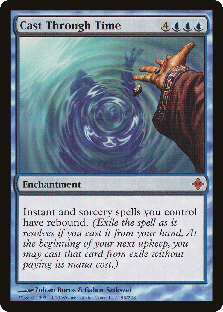 Cast Through Time (ROE-055) - Rise of the Eldrazi Foil