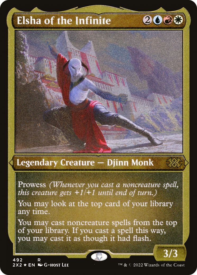 Elsha of the Infinite (2X2-492) - Double Masters 2022 Foil