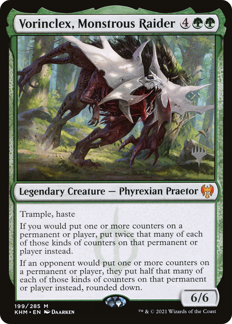 Vorinclex, Monstrous Raider (PPKHM-199P) - Kaldheim Promos Foil