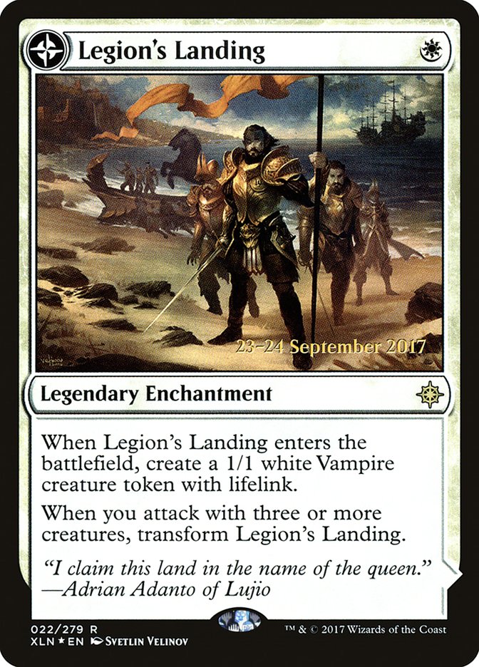 Legion's Landing // Adanto, the First Fort (PRE-22S) - Ixalan Promos: (compasslanddfc) Foil