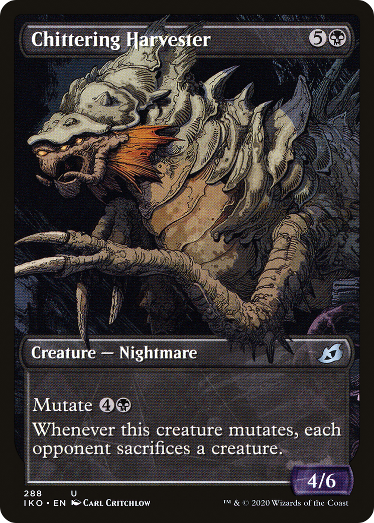 Chittering Harvester (IKO-288) - Ikoria: Lair of Behemoths: (Showcase) Foil