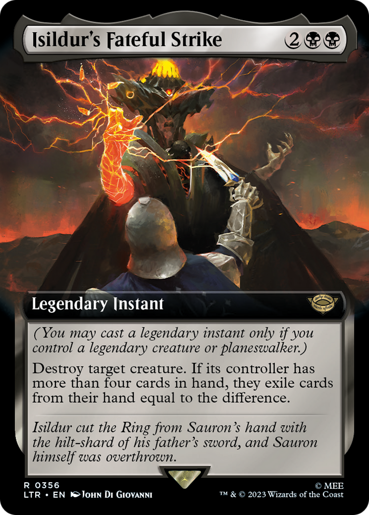 Isildur's Fateful Strike (LTR-356) - The Lord of the Rings: Tales of Middle-earth: (Extended Art)