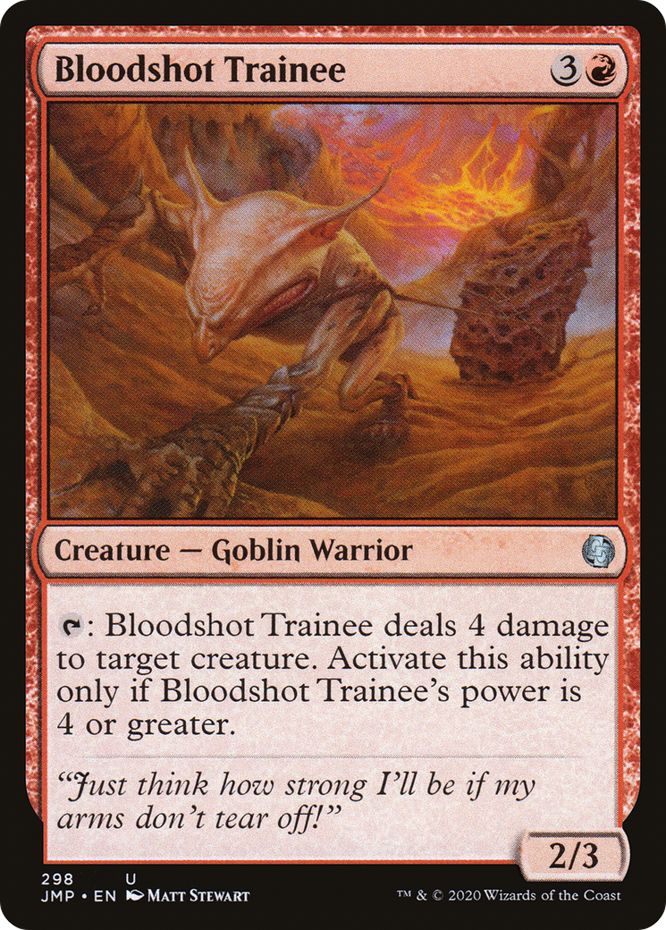Bloodshot Trainee (JMP-298) - Jumpstart
