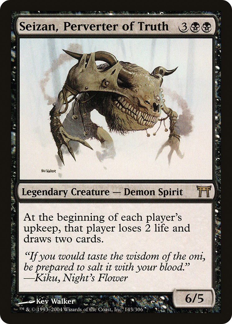 Seizan, Perverter of Truth (CHK-143) - Champions of Kamigawa Foil