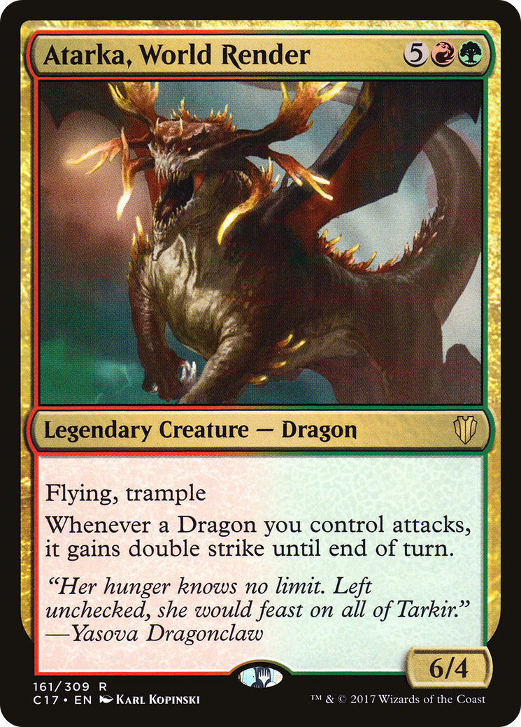 Atarka, World Render (C17-161) - Commander 2017