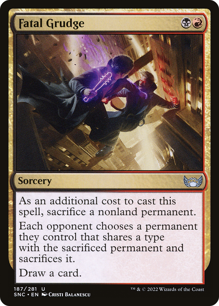 Fatal Grudge (SNC-187) - Streets of New Capenna