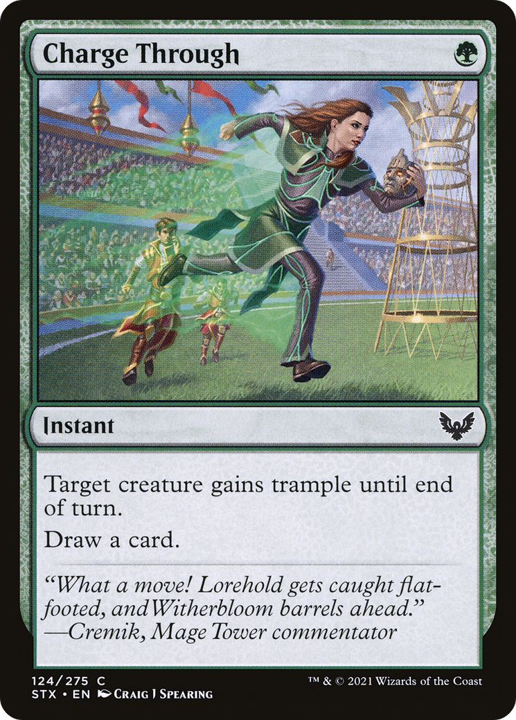 Charge Through (STX-124) - Strixhaven: School of Mages