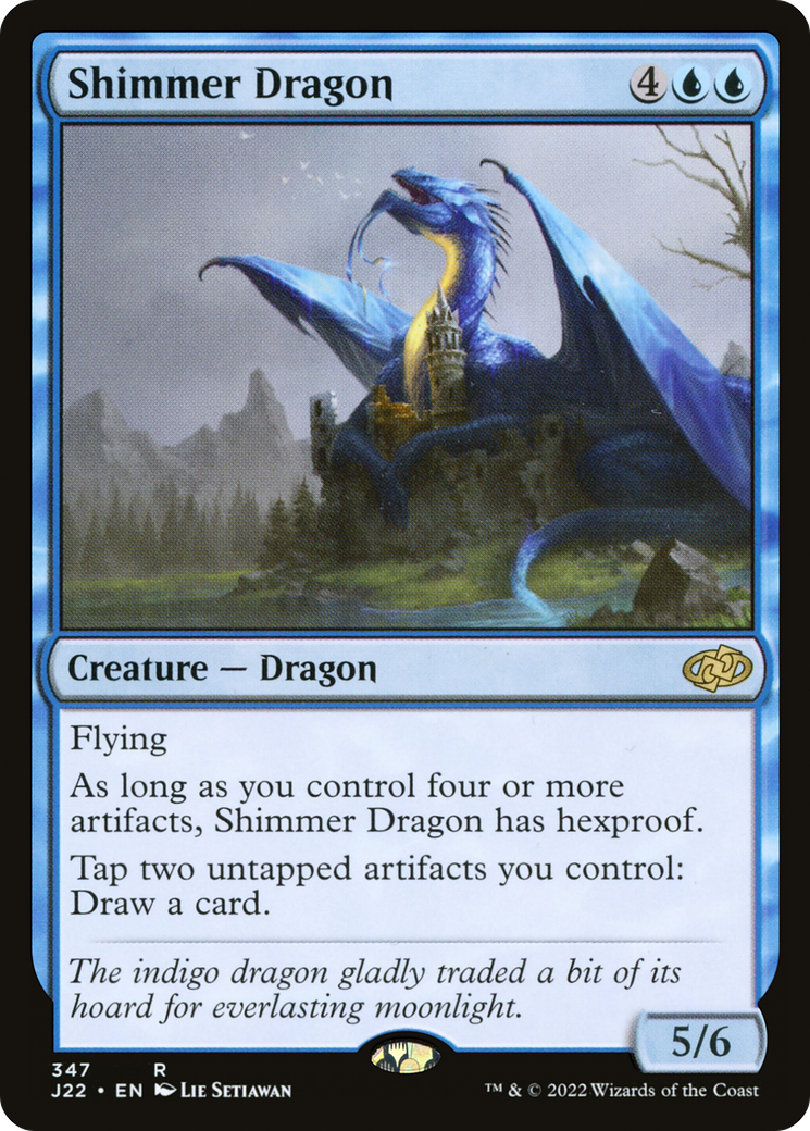 Shimmer Dragon (J22-347) - Jumpstart 2022