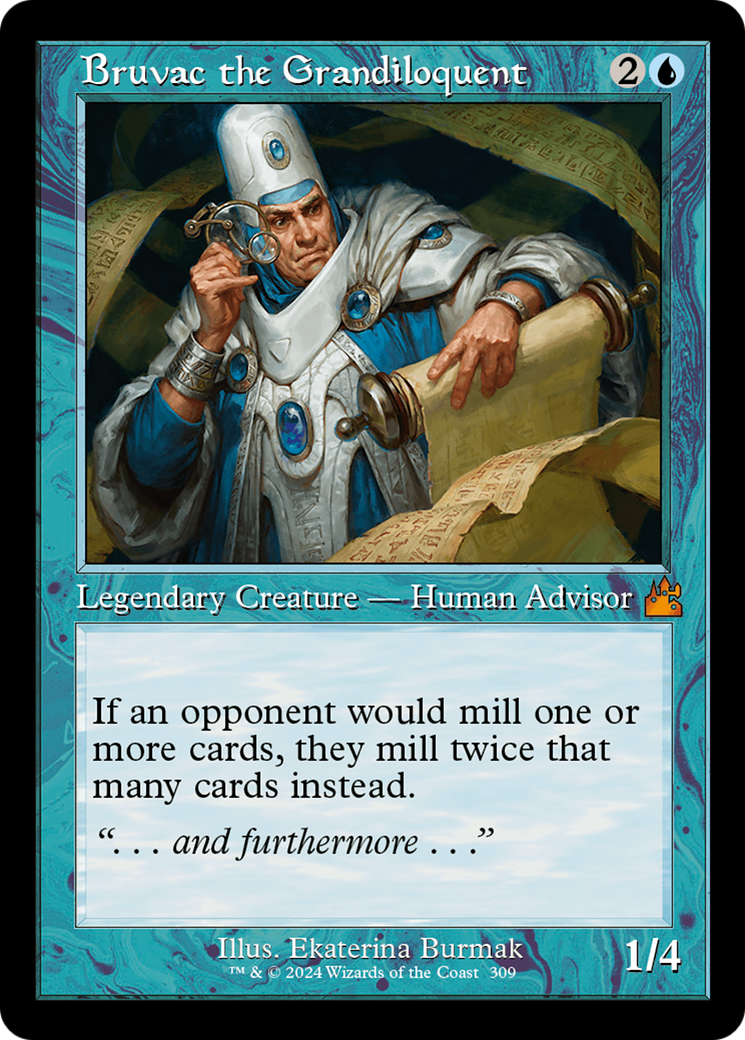 Bruvac the Grandiloquent (RVR-309) - Ravnica Remastered Foil