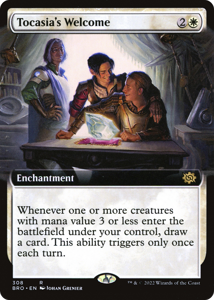 Tocasia's Welcome (BRO-308) - The Brothers' War: (Extended Art) Foil