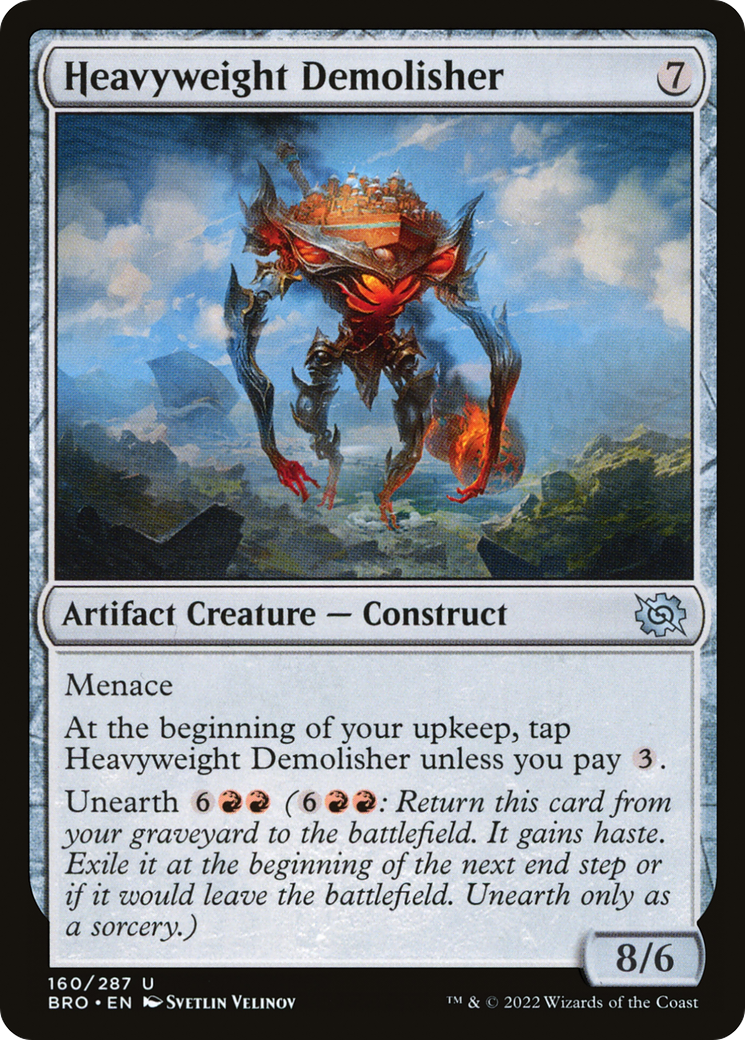 Heavyweight Demolisher (BRO-160) - The Brothers' War Foil