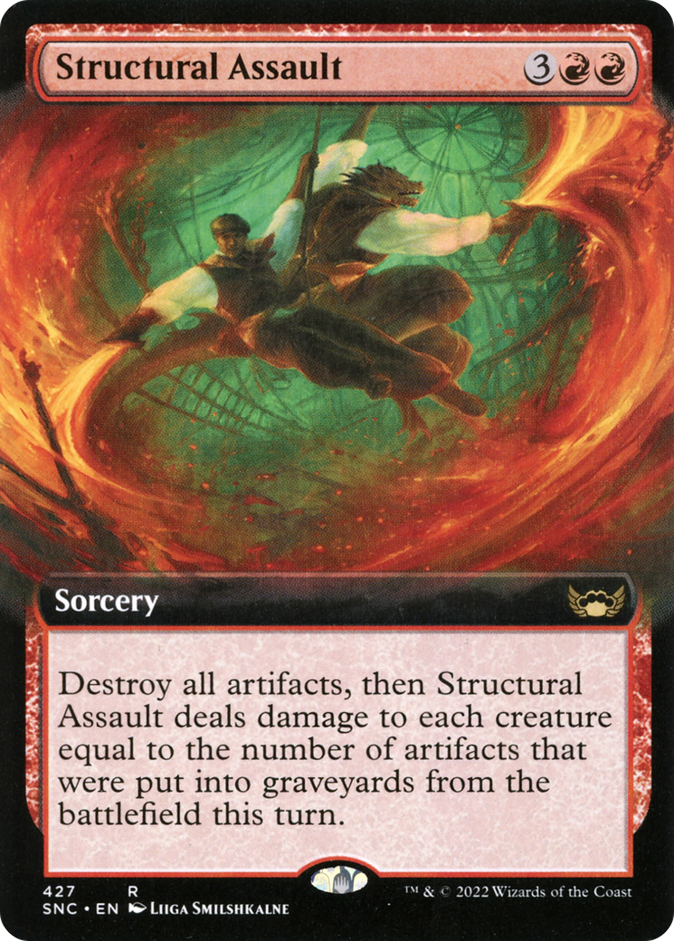 Structural Assault (SNC-427) - Streets of New Capenna: (Extended Art)