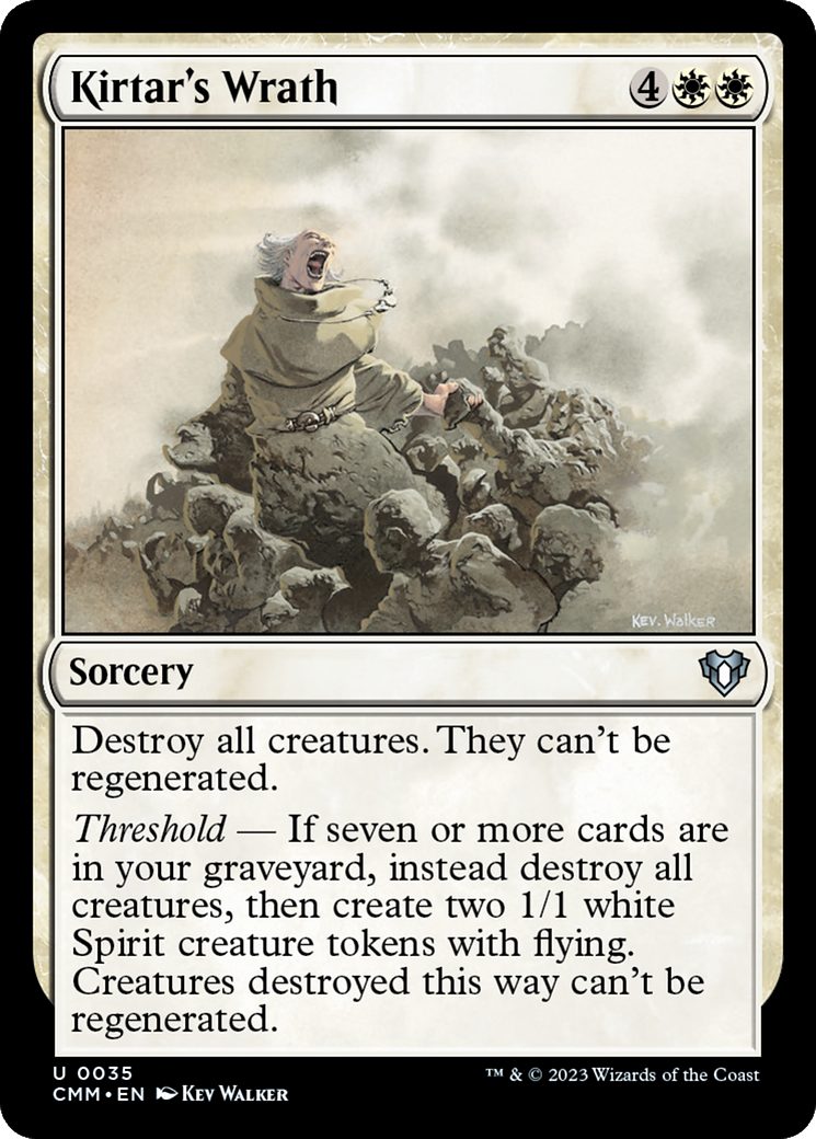 Kirtar's Wrath (CMM-035) - Commander Masters