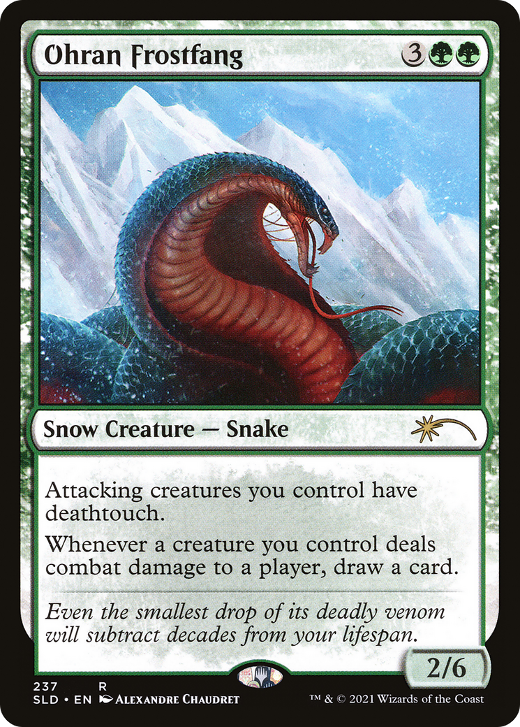 Ohran Frostfang (SLD-237) - Secret Lair Drop: (snow)