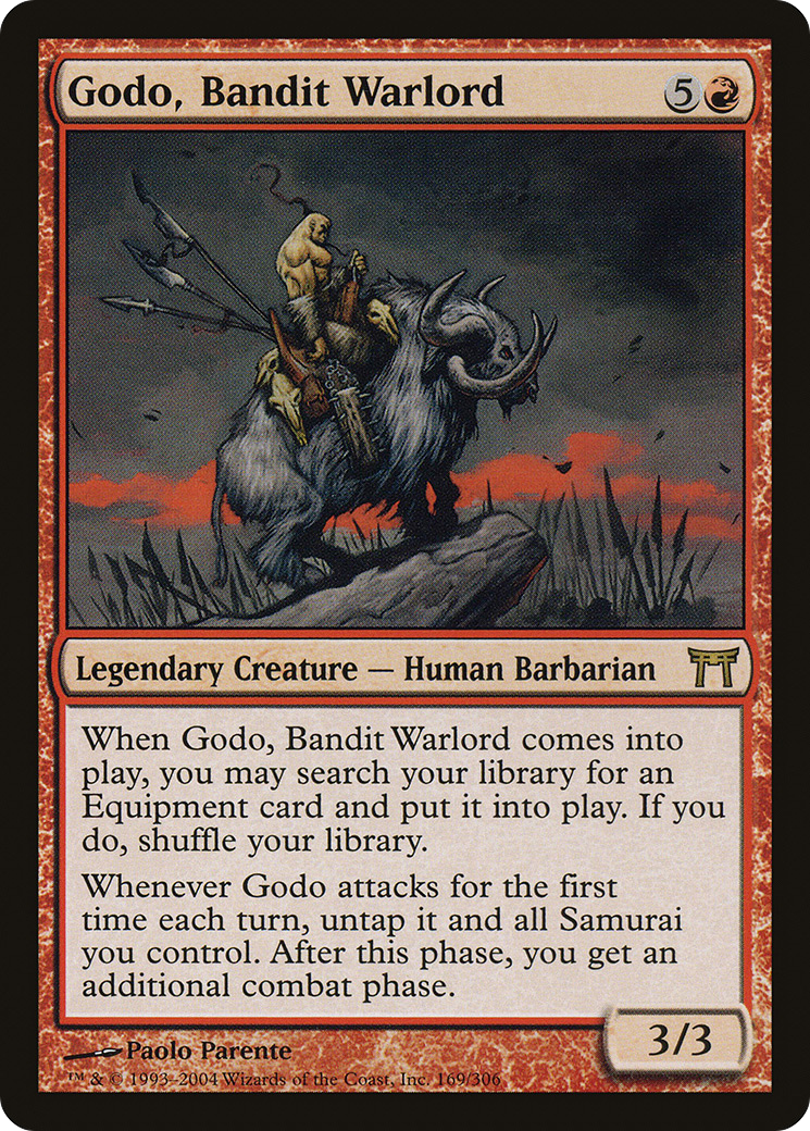 Godo, Bandit Warlord (CHK-169) - Champions of Kamigawa Foil