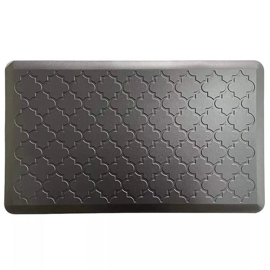 Bibb Home Trellis Embossed Anti Fatigue Foam Kitchen Mat